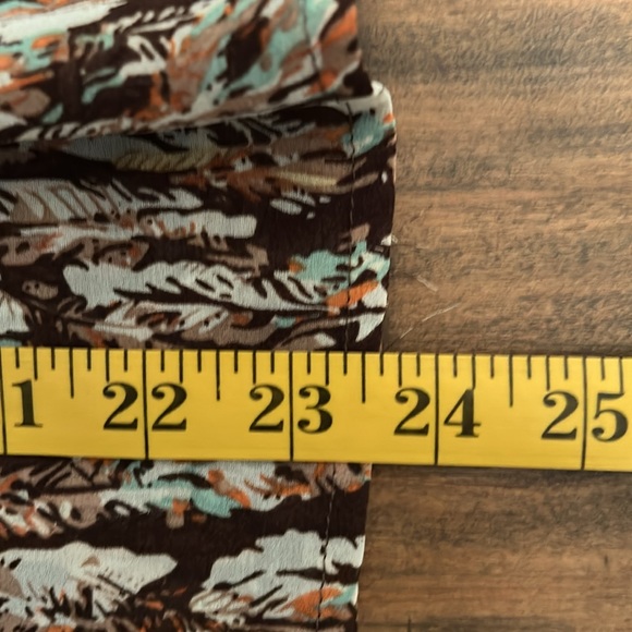 Umgee Women’s Small Sheer Abstract Colorful Blouse Shirt Top Fairy Cottagecore - Picture 5 of 6